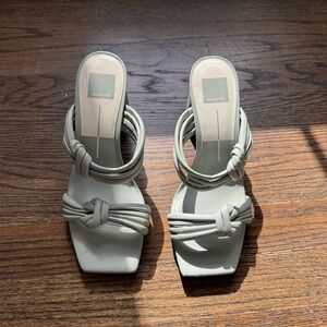 Dolce Vita Women's Green Knotted Mules